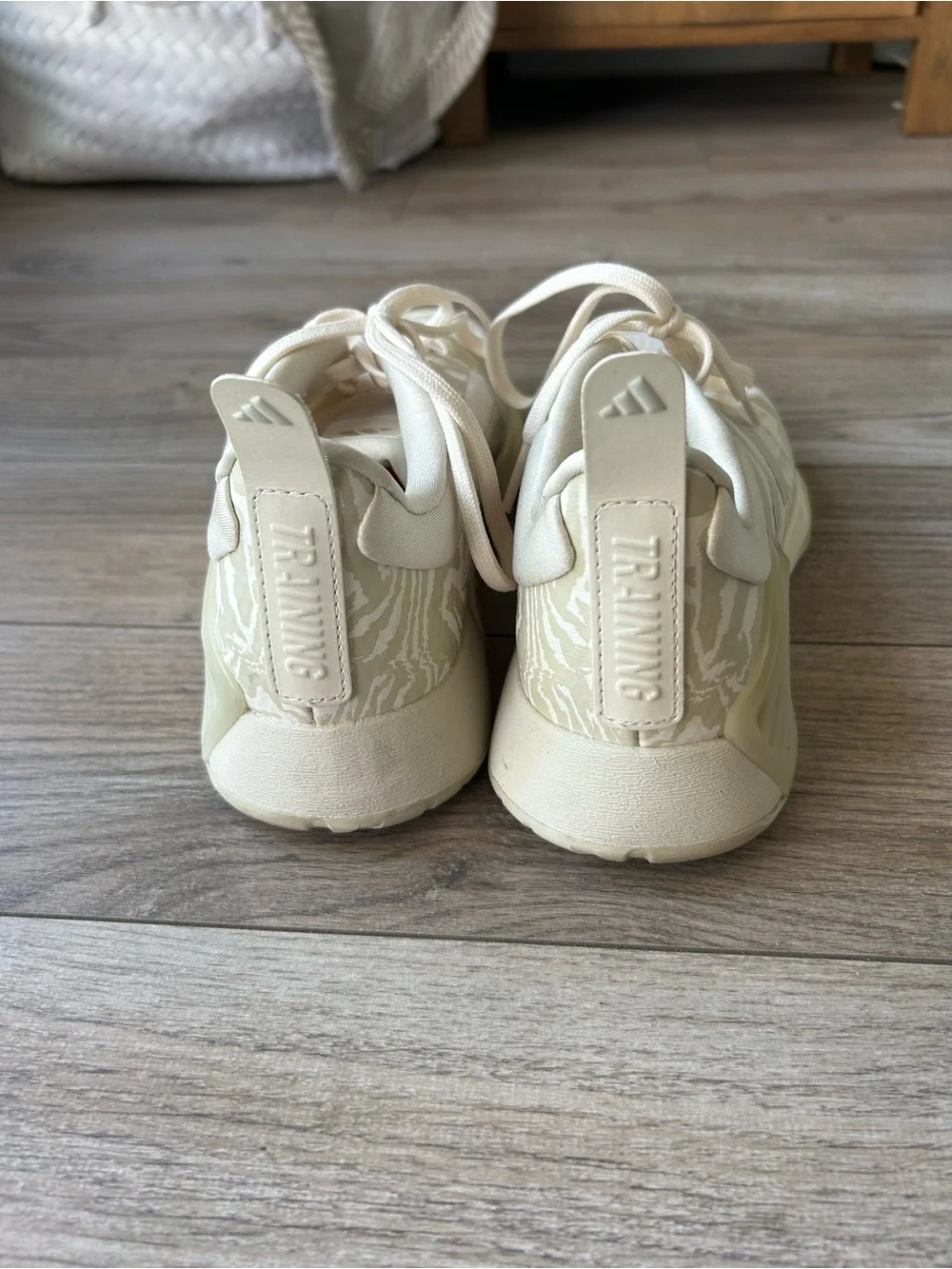 adidas Women's Cream White Athletic Shoes